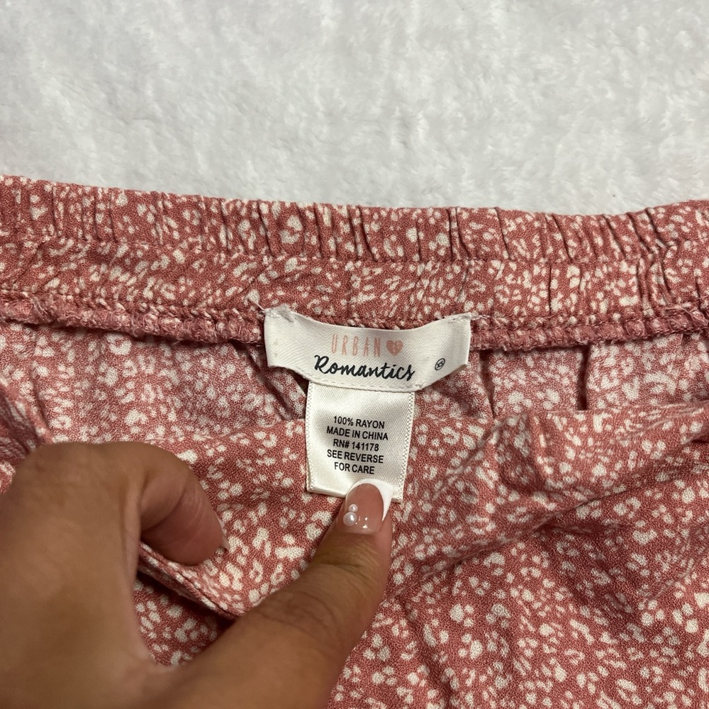 Urban Romantich Pink Patterned Skirt